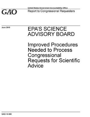 Book cover for EPA's Science Advisory Board