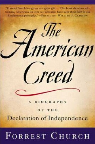 Cover of The American Creed