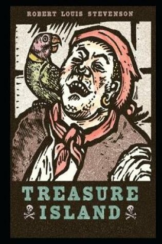 Cover of Treasure Island By Robert Louis Stevenson Annotated Literary Novel