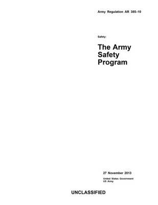 Book cover for Army Regulation AR 385-10 Safety