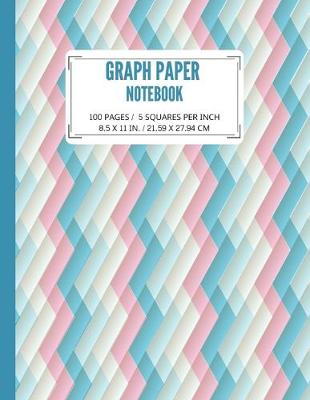 Book cover for Graph Paper Notebook 5 Squares per inch