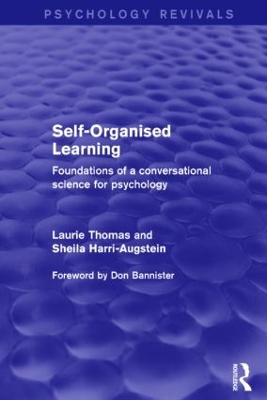 Cover of Self-Organised Learning (Psychology Revivals)