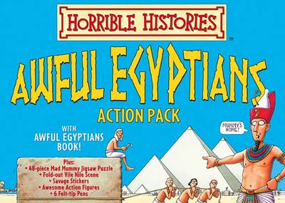 Book cover for Horrible Histories: Awful Egyptians: Action Pack