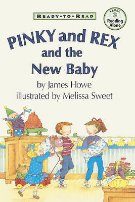 Book cover for Pinky and Rex and the New Baby