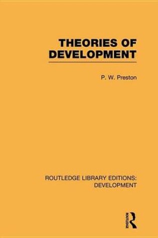 Cover of Theories of Development