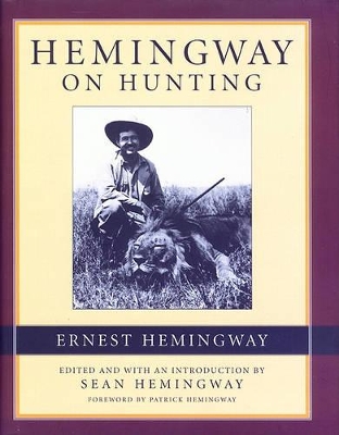 Book cover for Hemingway on Hunting