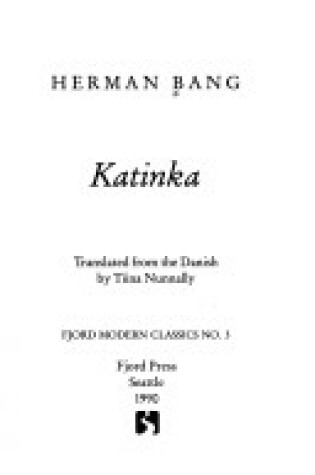 Cover of Katinka