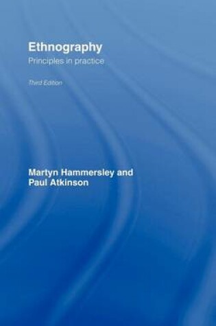 Cover of Ethnography: Principles in Practice