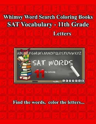 Book cover for Whimsy Word Search, SAT Vocabulary - 11th grade