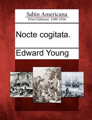 Book cover for Nocte Cogitata.