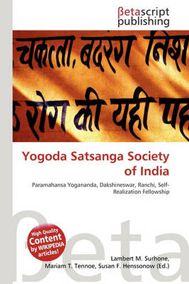 Cover of Yogoda Satsanga Society of India