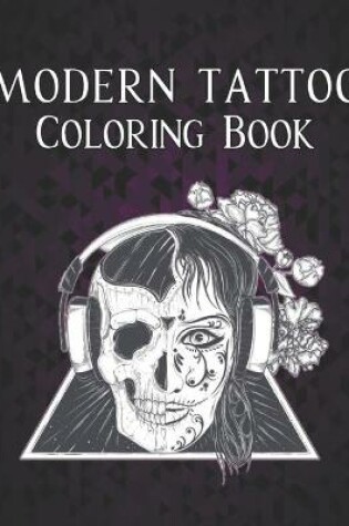 Cover of Modern Tattoo Coloring Book