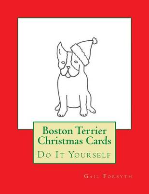 Book cover for Boston Terrier Christmas Cards