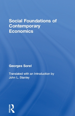 Book cover for Social Foundations of Contemporary Economics