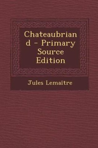 Cover of Chateaubriand