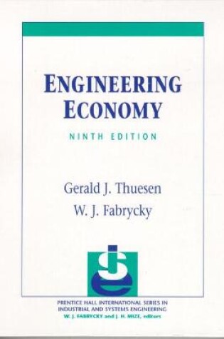 Cover of Engineering Economy