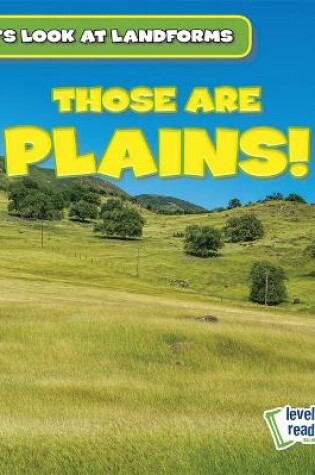 Cover of Those Are Plains!