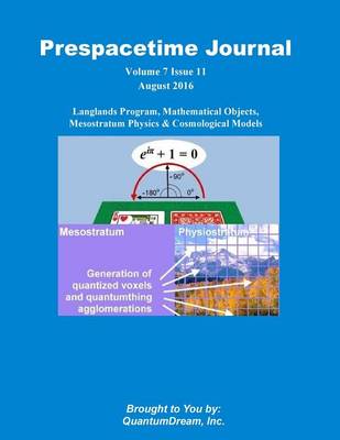 Cover of Prespacetime Journal Volume 7 Issue 11