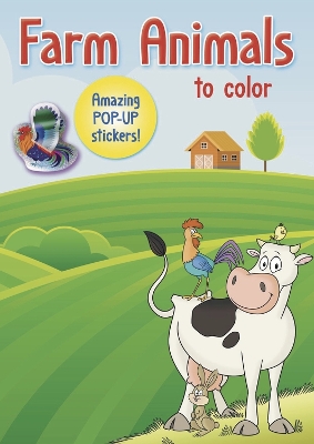 Book cover for Farm Animals to color