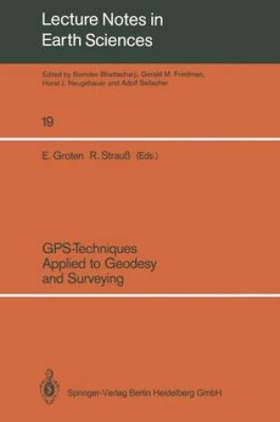 Cover of GPS-Techniques Applied to Geodesy and Surveying