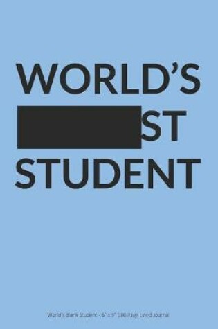 Cover of World's Blank Student