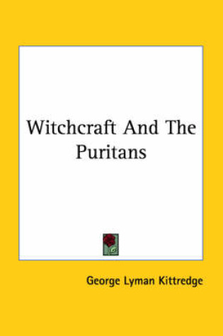 Cover of Witchcraft and the Puritans