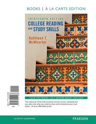 Book cover for College Reading and Study Skills, Books a la Carte Edition