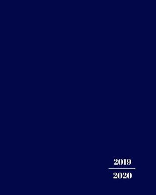 Book cover for Blue Teacher Planner 2019-2020