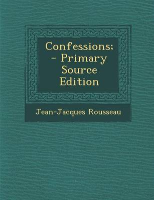 Book cover for Confessions;