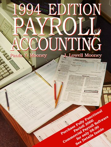 Book cover for Payroll Accounting, 1994 Edition