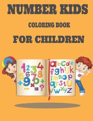 Book cover for Number Kids Coloring Book for Children