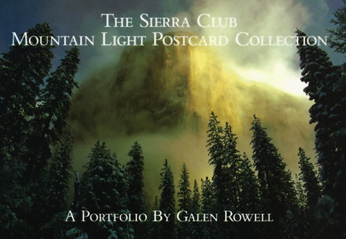 Book cover for The Sierra Club Mountain Light Postcard Collection