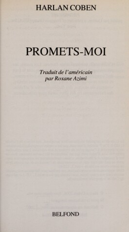 Book cover for Promets-Moi