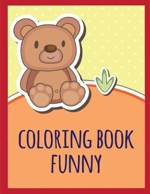 Book cover for coloring book funny