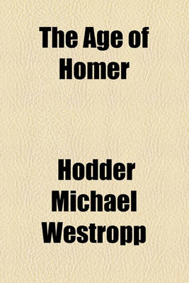 Book cover for The Age of Homer