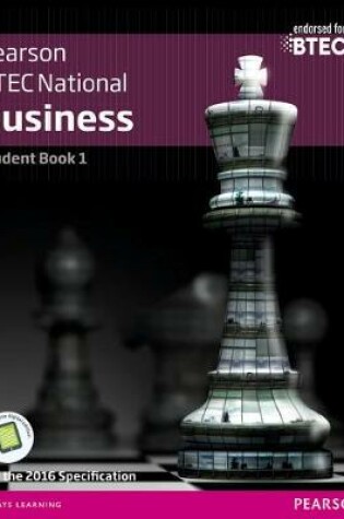 Cover of BTEC Nationals Business Student Book 1 + Activebook