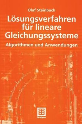 Cover of Loesungsverfahren fur lineare Gleichungssysteme