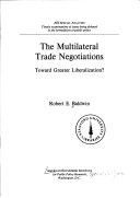 Book cover for Multilateral Trade Negotiations