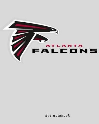 Book cover for Atlanta Falcons dot notebook