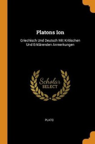 Cover of Platons Ion