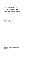 Book cover for Dilemmas of Statehood in Southeast Asia