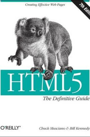 Cover of HTML5: The Definitive Guide