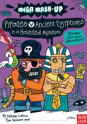 Book cover for Pirates v Ancient Egyptians in a Haunted Museum