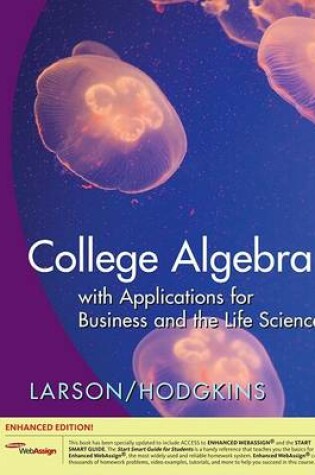 Cover of College Algebra with Applications for Business and Life Sciences, Edition (with Webassign Printed Access Card, Single-Term)