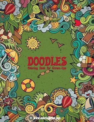 Book cover for Doodles Coloring Book for Grown-Ups 1