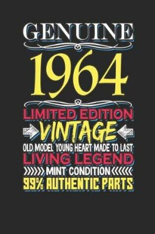 Cover of Genuine 1964 Limited Edition Vintage Old Model Young Heart Made to Last Living Legend Mint Condition 99% Authentic Parts