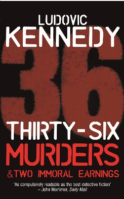 Book cover for 36 Murders And 2 Immoral Earnings