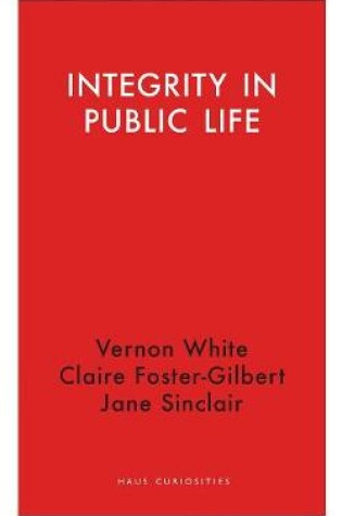 Cover of Integrity in Public Life