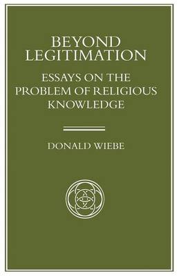 Book cover for Beyond Legitimation