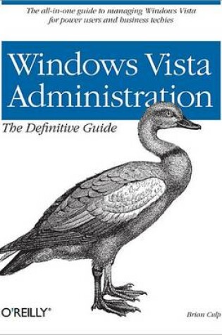 Cover of Windows Vista Administration: The Definitive Guide